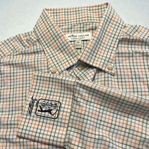 Mens Peter Millar Summer Comfort TPC Sawgrass Players Check Shirt Medium